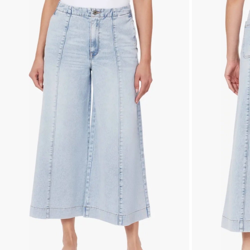 Kensie Jeans The Kaya High Rise Wide Leg Ankle